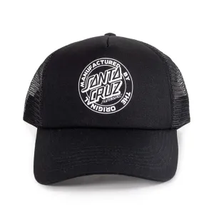 Santa Cruz Mfg Dot Trucker Cap Black