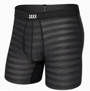 Saxx DropTemp Cool Mesh BB Fly - Black Heather