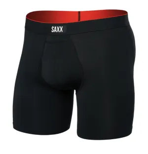 Saxx Multi-Sport Mesh Boxer Brief Fly - Black