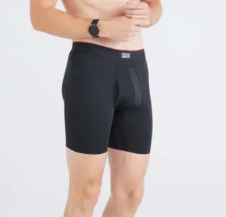 Saxx Multi-Sport Mesh Boxer Brief Fly - Black