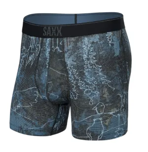 Saxx Quest QDM Boxer Brief Fly - Smokey Mountains Multi