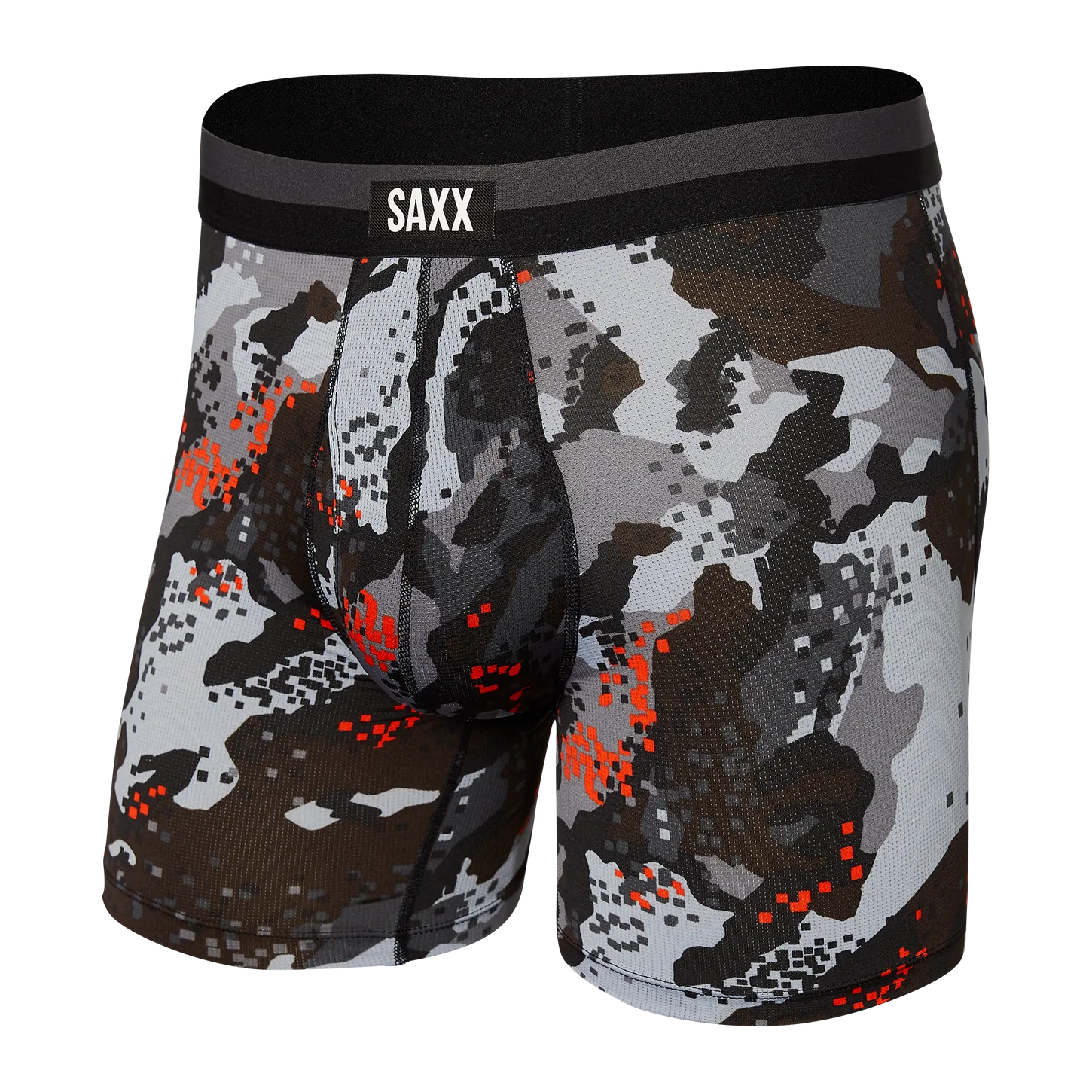 Saxx Sport Mesh BB Fly Graphite Digi Quake Camo