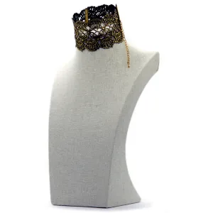 Seduction: Gold Baroque Lace Choker