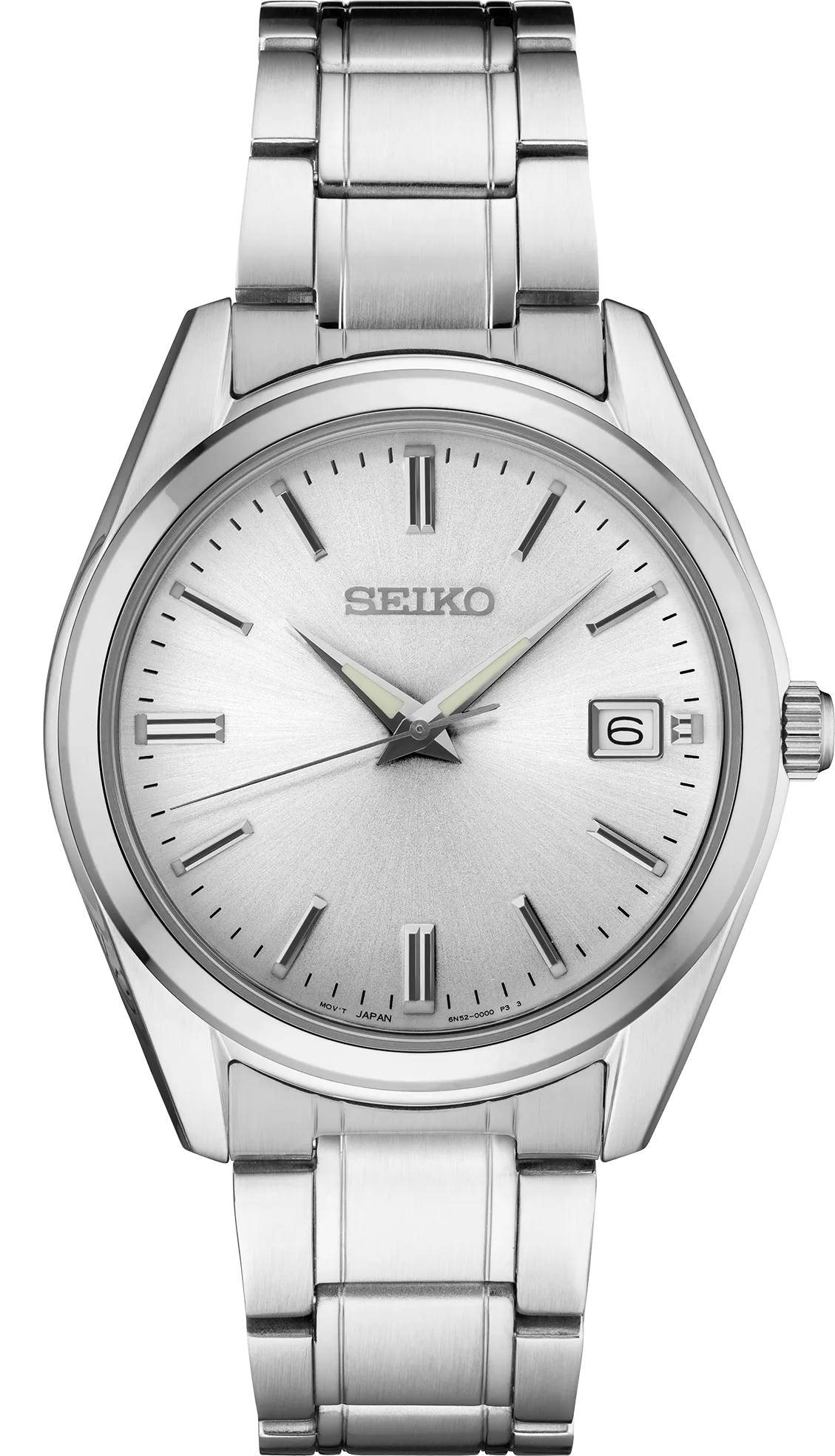 SEIKO Men's Classic Silver Tone Watch SUR307