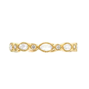 Sethi Amara Marquise Rose Cut Diamond Band