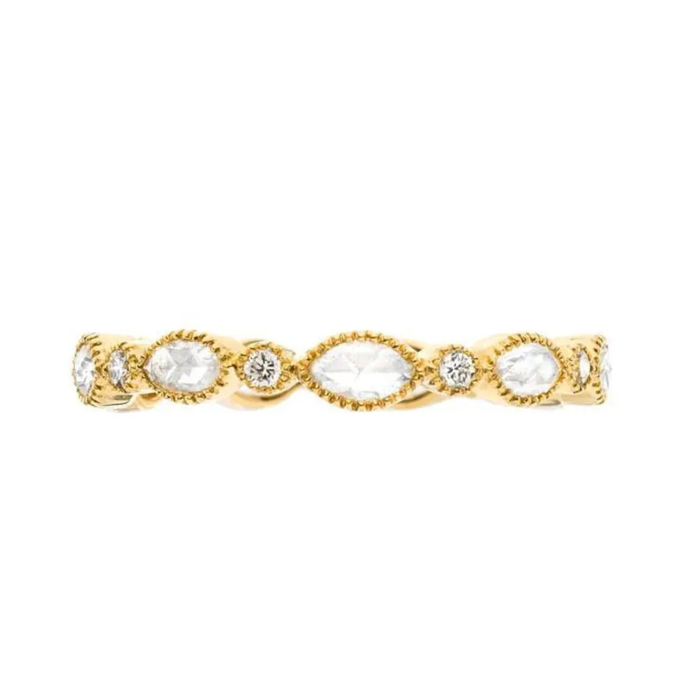 Sethi Amara Marquise Rose Cut Diamond Band