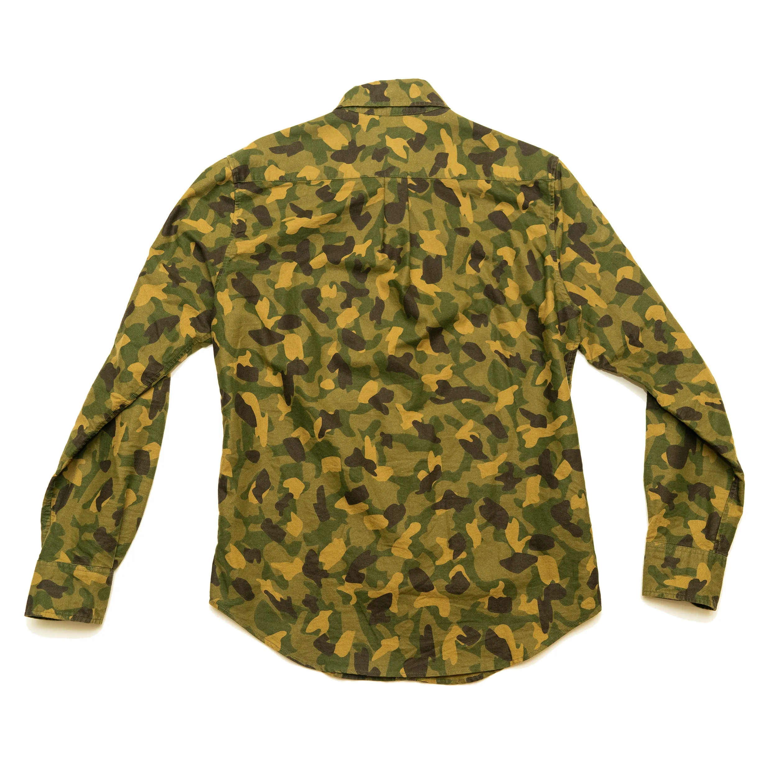 SHADES OF GREY CAMOUFLAGE L/S BUTTON-UP SHIRT (Men's Medium)