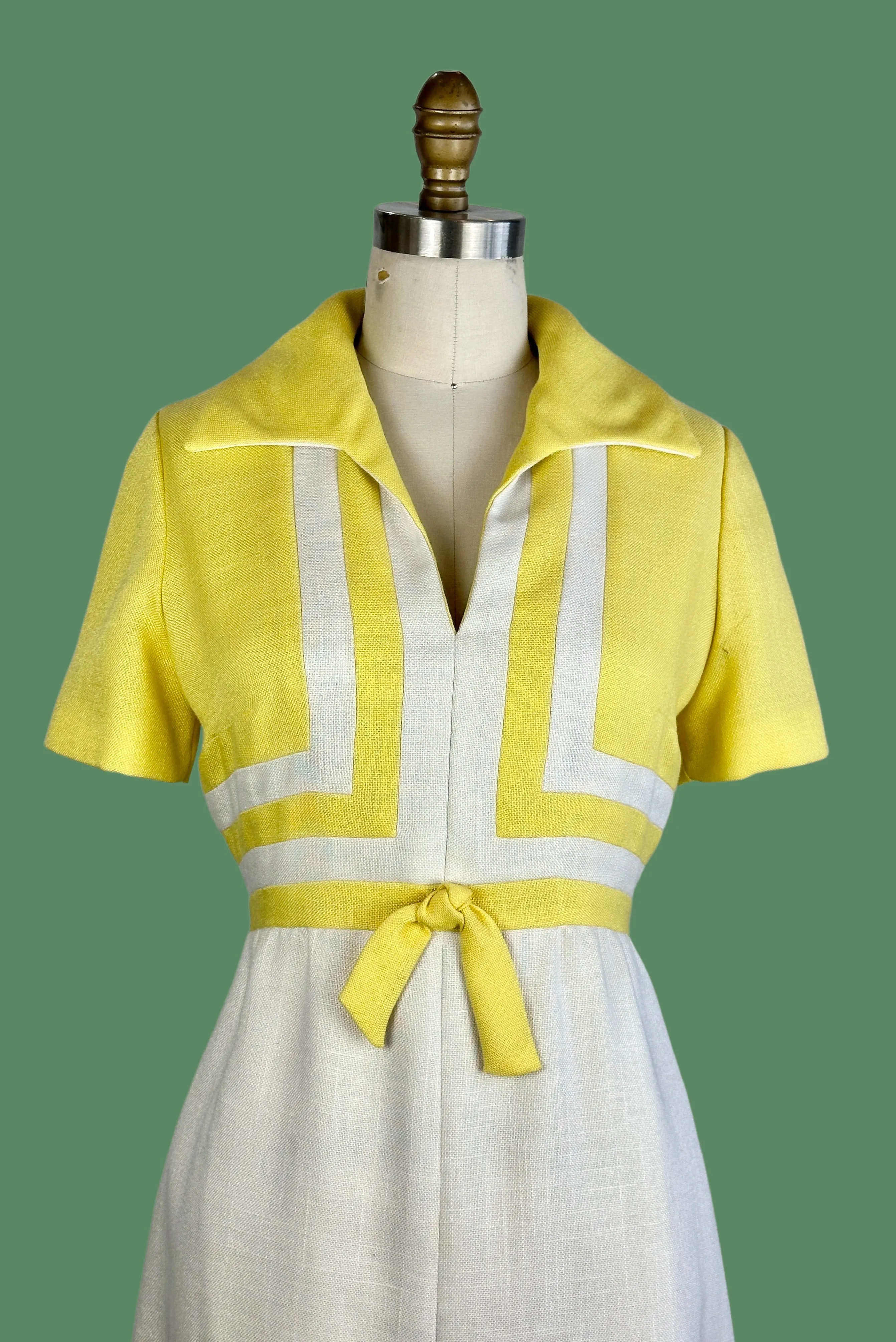 SHANNON RODGERS for Jerry Silverman 60s Colorblock Day Dress • Medium