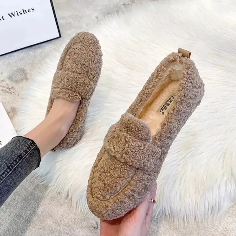 Sheepskin moccasins