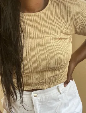 Silk Beige Knit