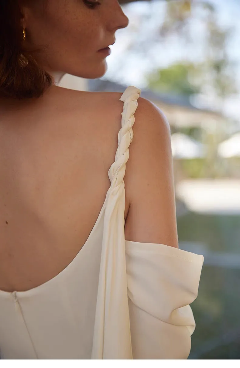 Simple Informal Vintage Wedding Dress