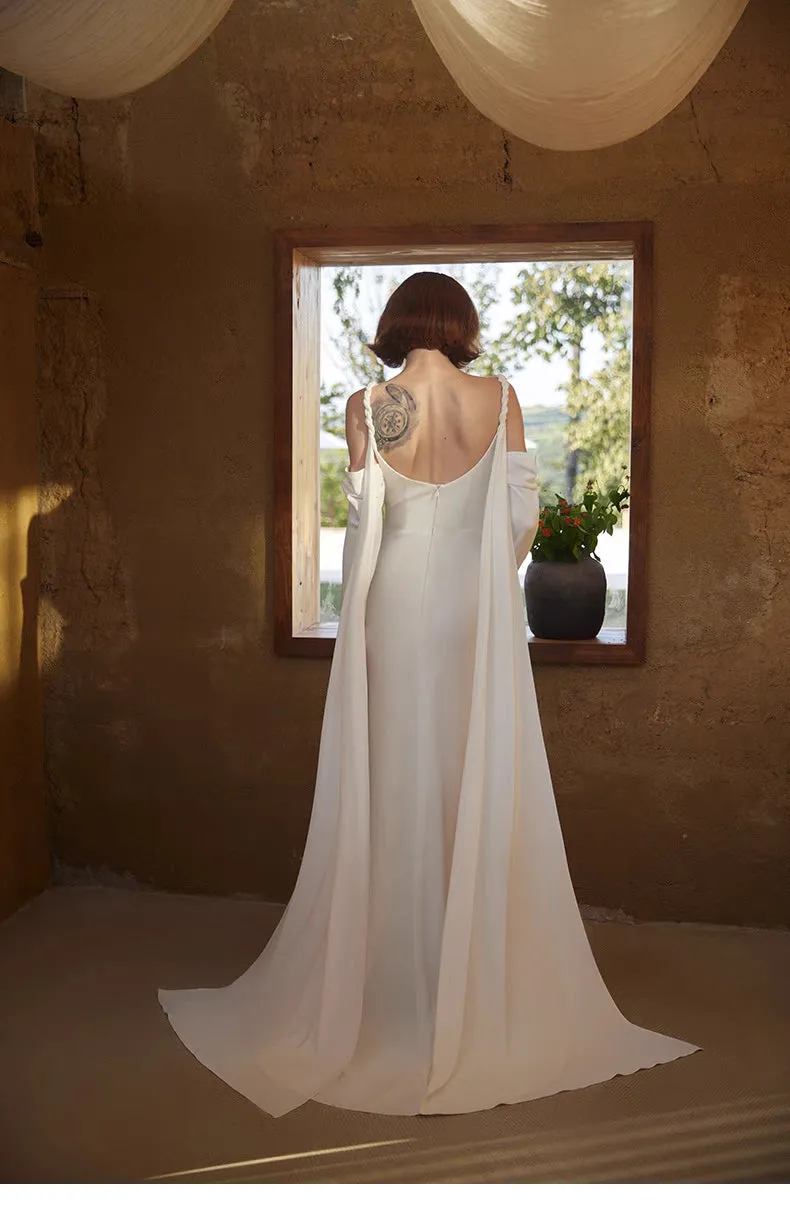 Simple Informal Vintage Wedding Dress