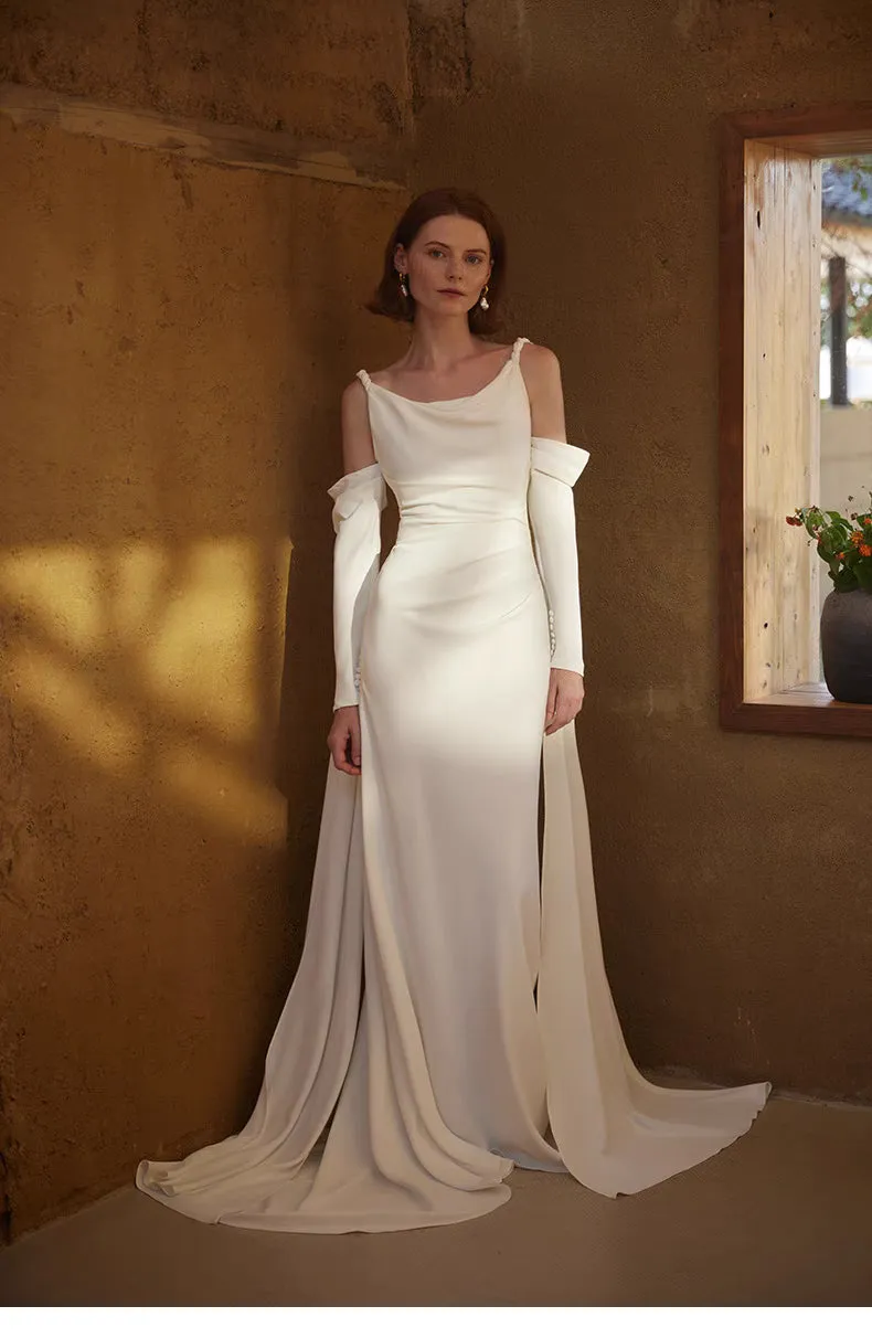 Simple Informal Vintage Wedding Dress