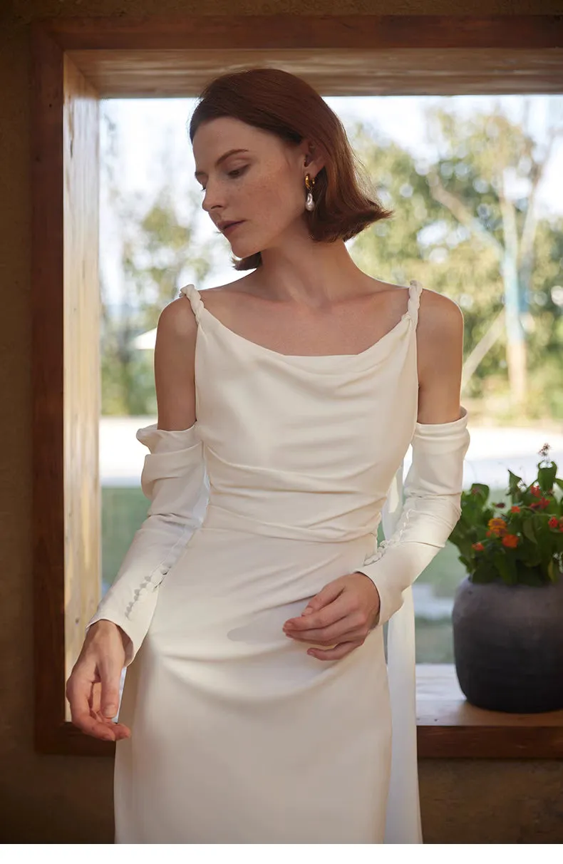 Simple Informal Vintage Wedding Dress