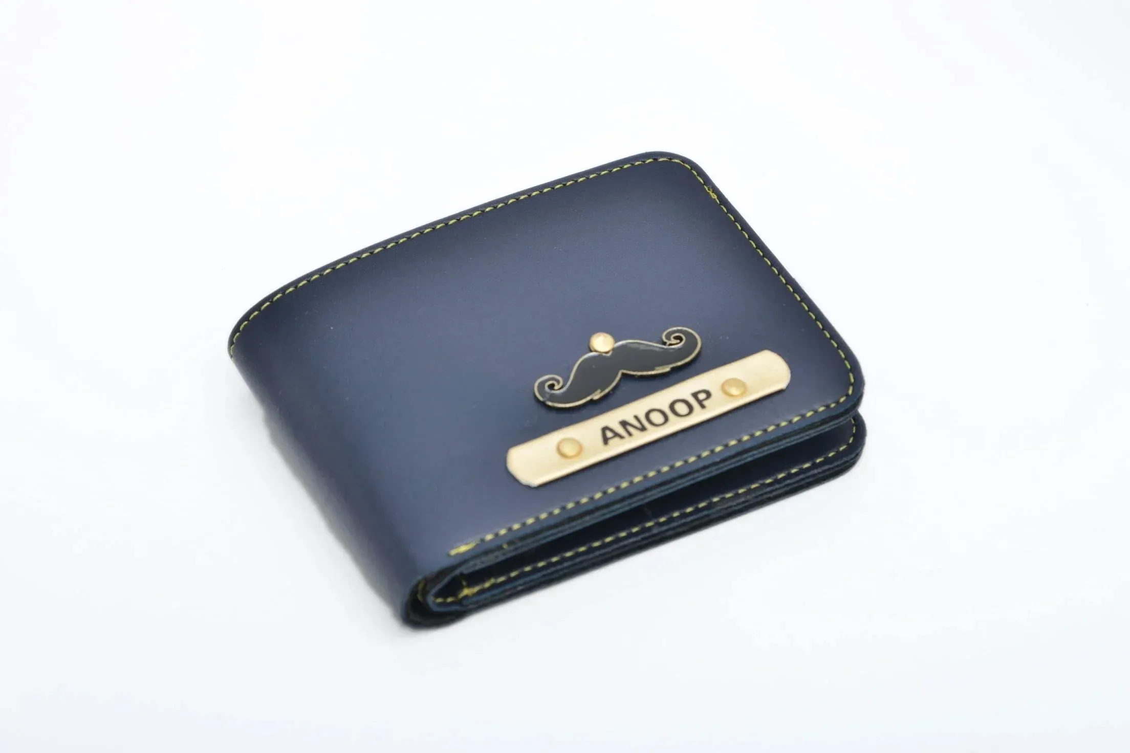 Sling Bag & Men's Wallet & Personalised Couple Rainbow Classic WaterBottle - Royal blue