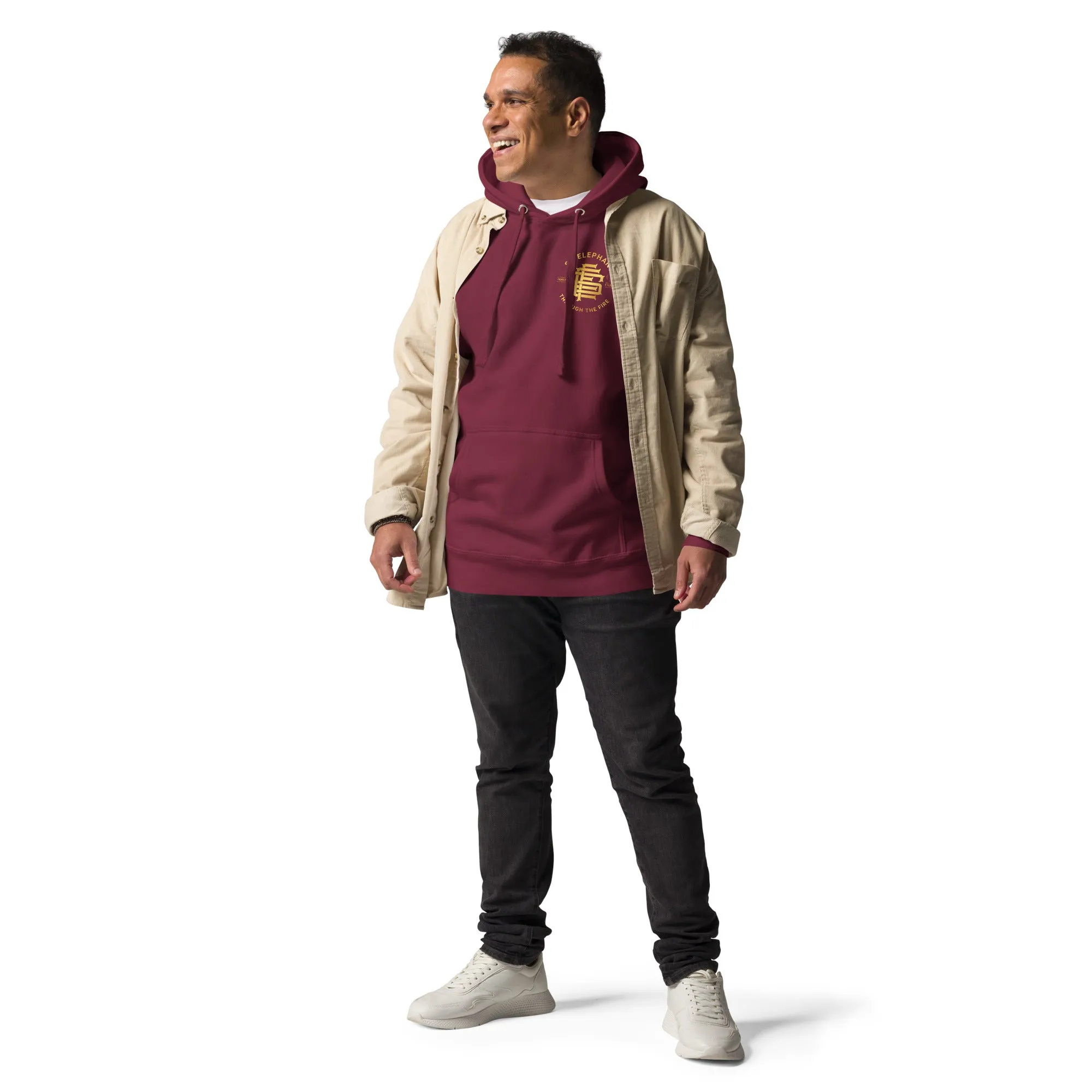 SO ELEPHANT MEN'S "THROUGH THE FIRE BACK PIECE" HOODIE