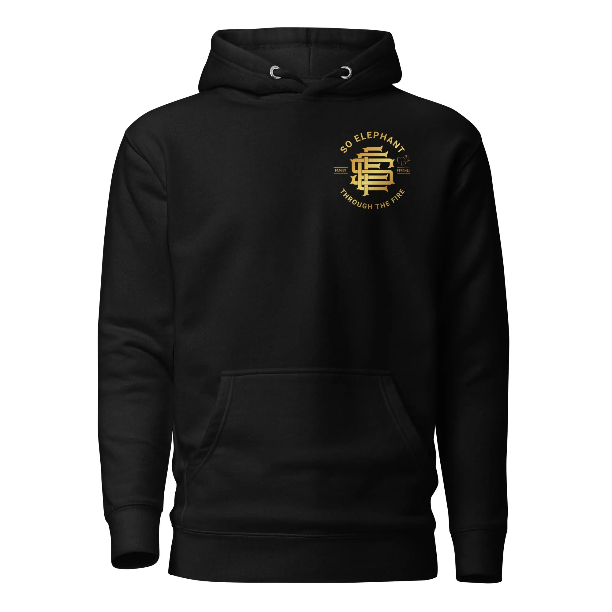 SO ELEPHANT MEN'S "THROUGH THE FIRE BACK PIECE" HOODIE
