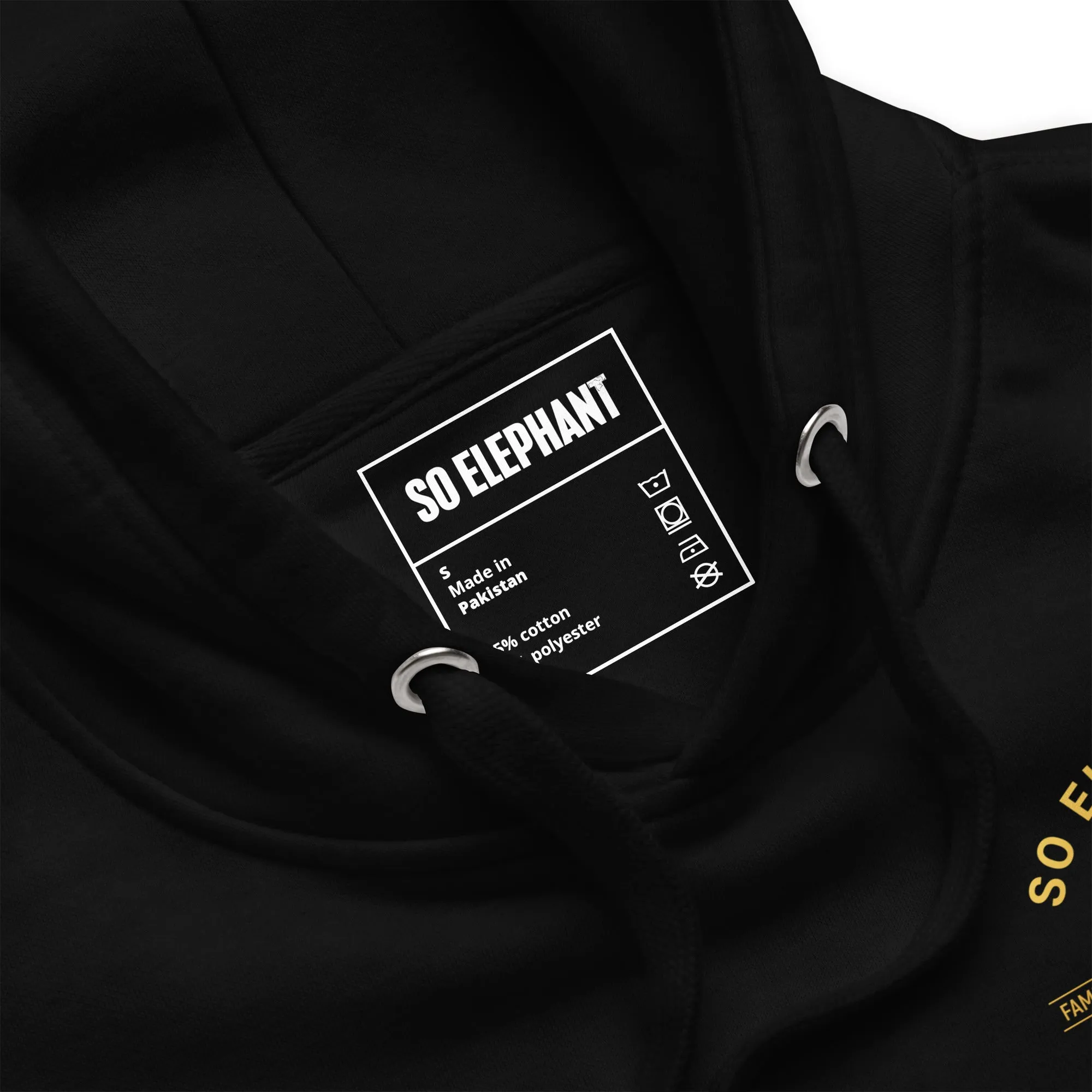 SO ELEPHANT MEN'S "THROUGH THE FIRE BACK PIECE" HOODIE