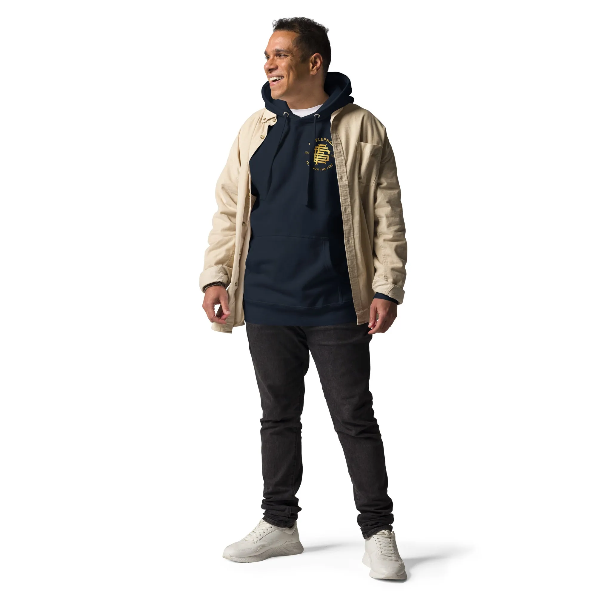 SO ELEPHANT MEN'S "THROUGH THE FIRE BACK PIECE" HOODIE