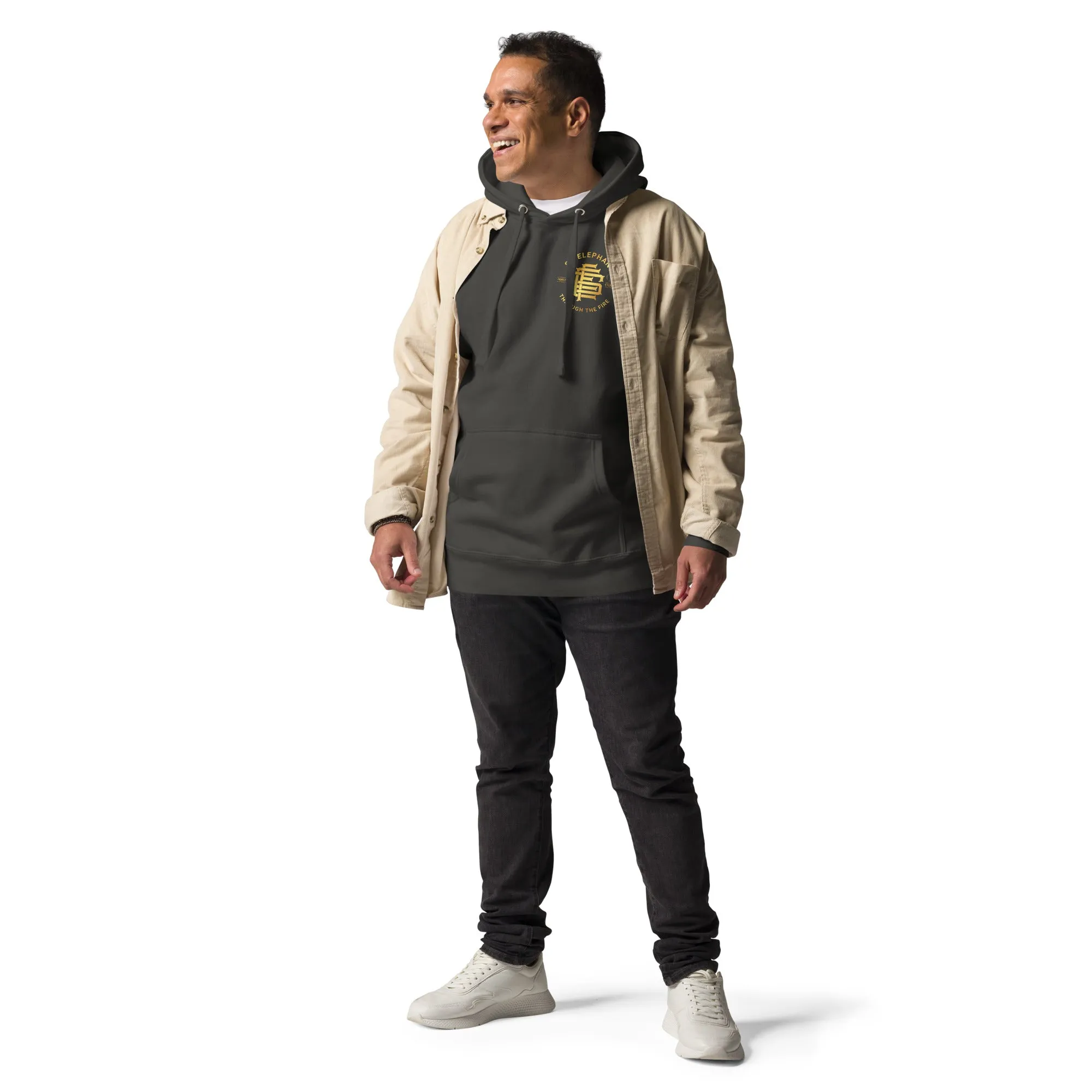 SO ELEPHANT MEN'S "THROUGH THE FIRE BACK PIECE" HOODIE