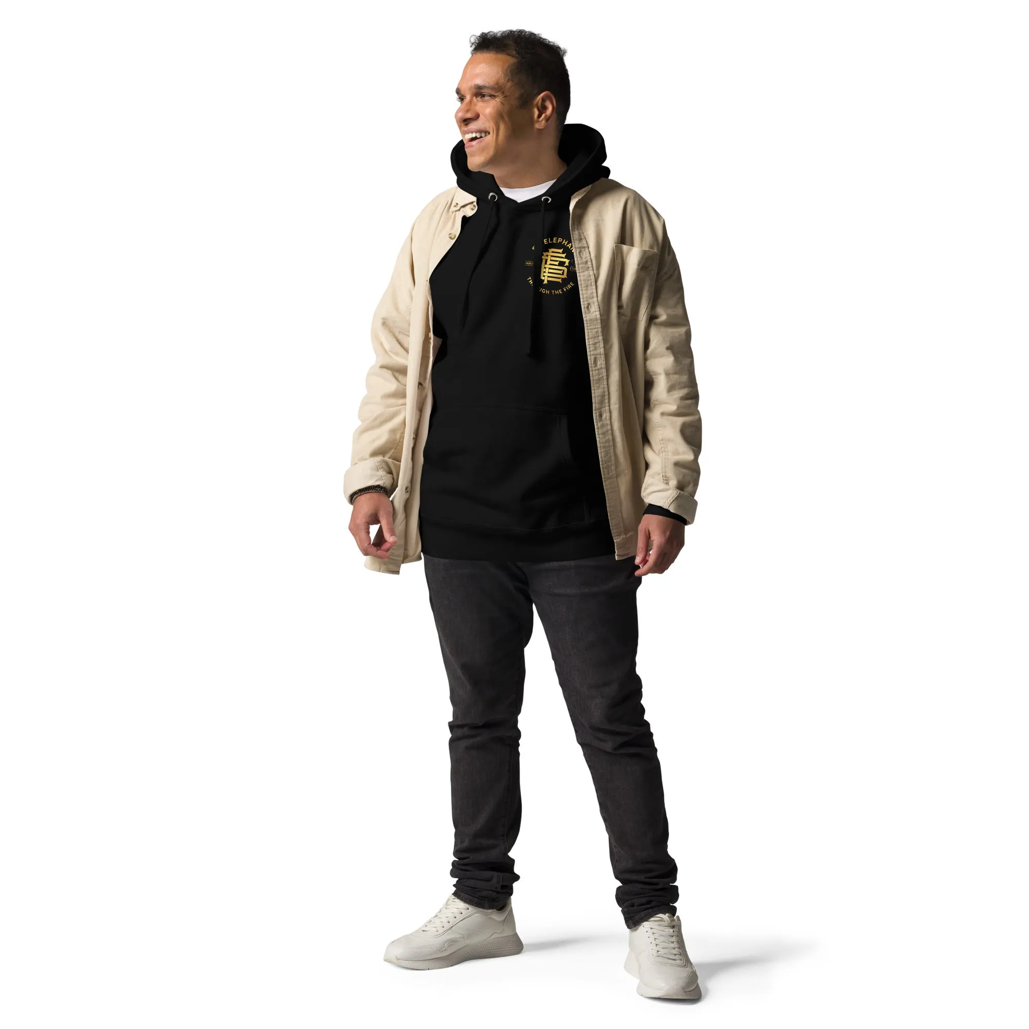 SO ELEPHANT MEN'S "THROUGH THE FIRE BACK PIECE" HOODIE