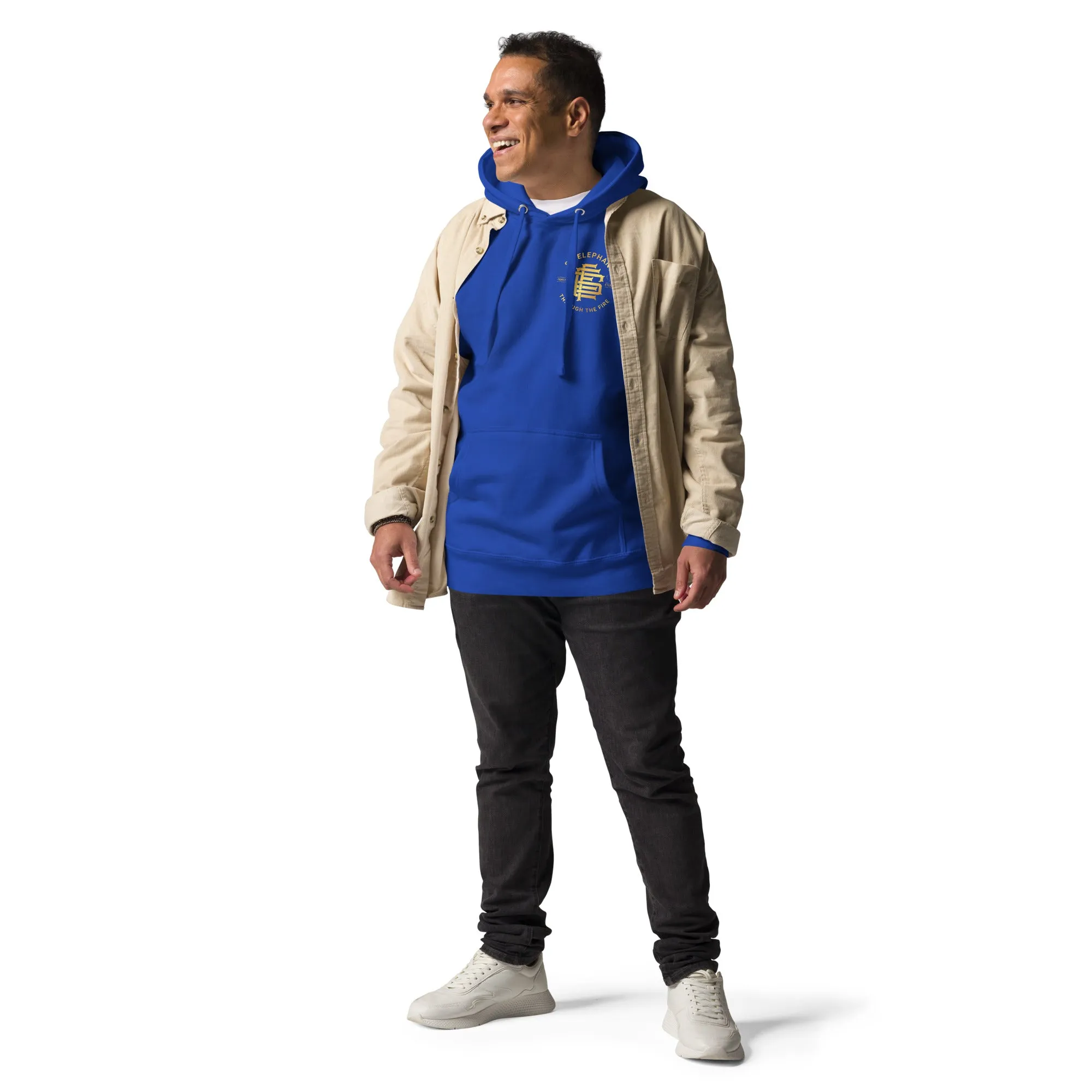 SO ELEPHANT MEN'S "THROUGH THE FIRE BACK PIECE" HOODIE