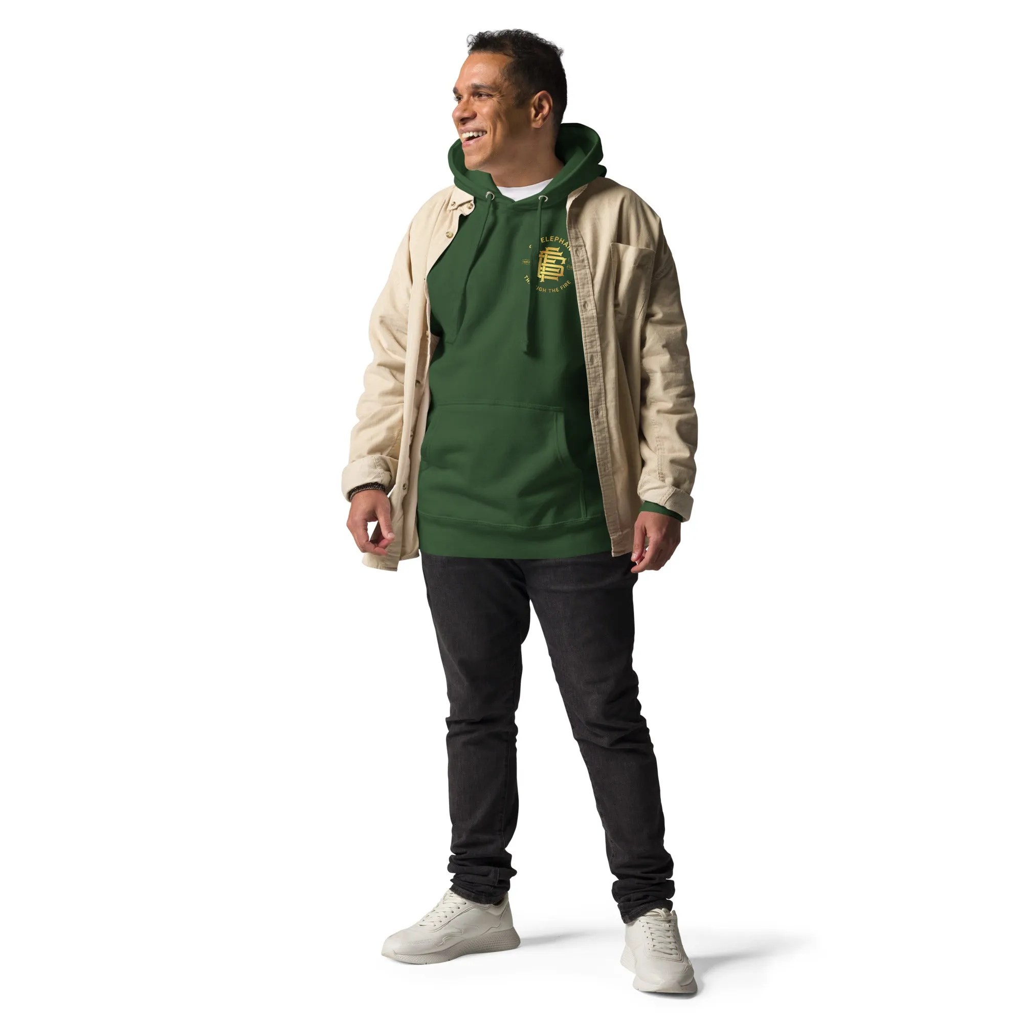 SO ELEPHANT MEN'S "THROUGH THE FIRE BACK PIECE" HOODIE