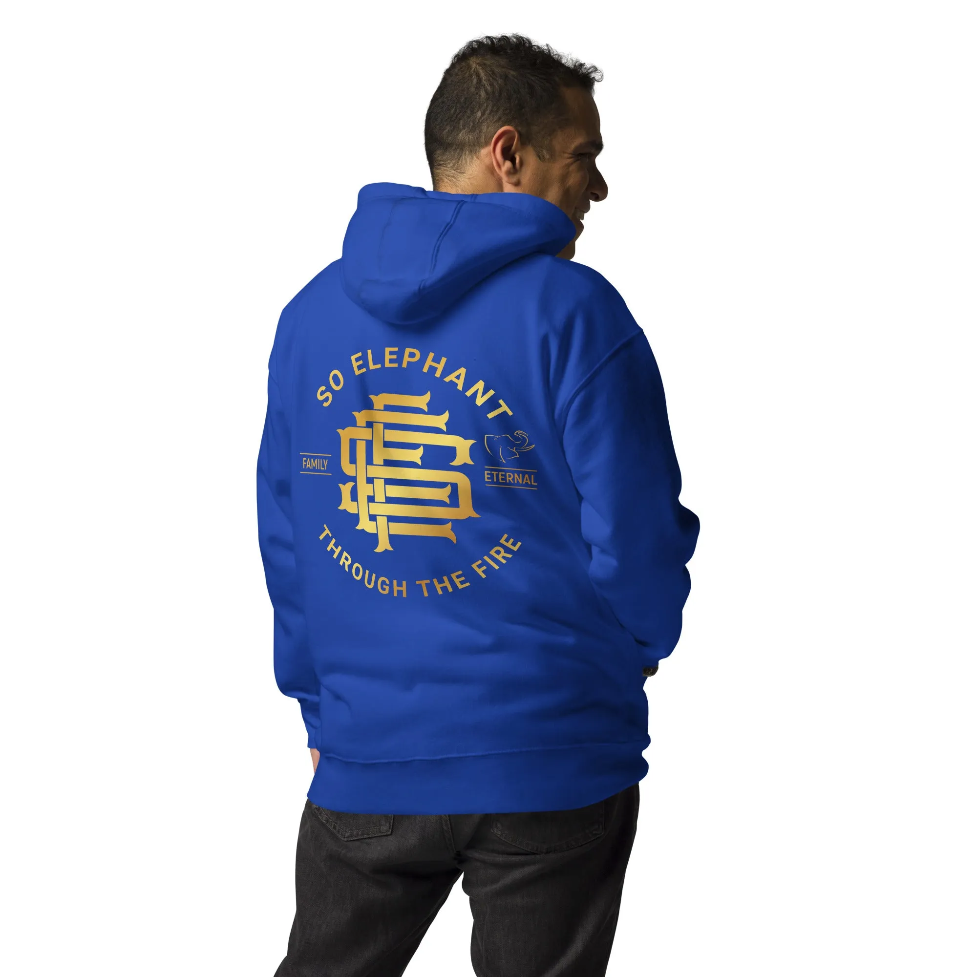 SO ELEPHANT MEN'S "THROUGH THE FIRE BACK PIECE" HOODIE