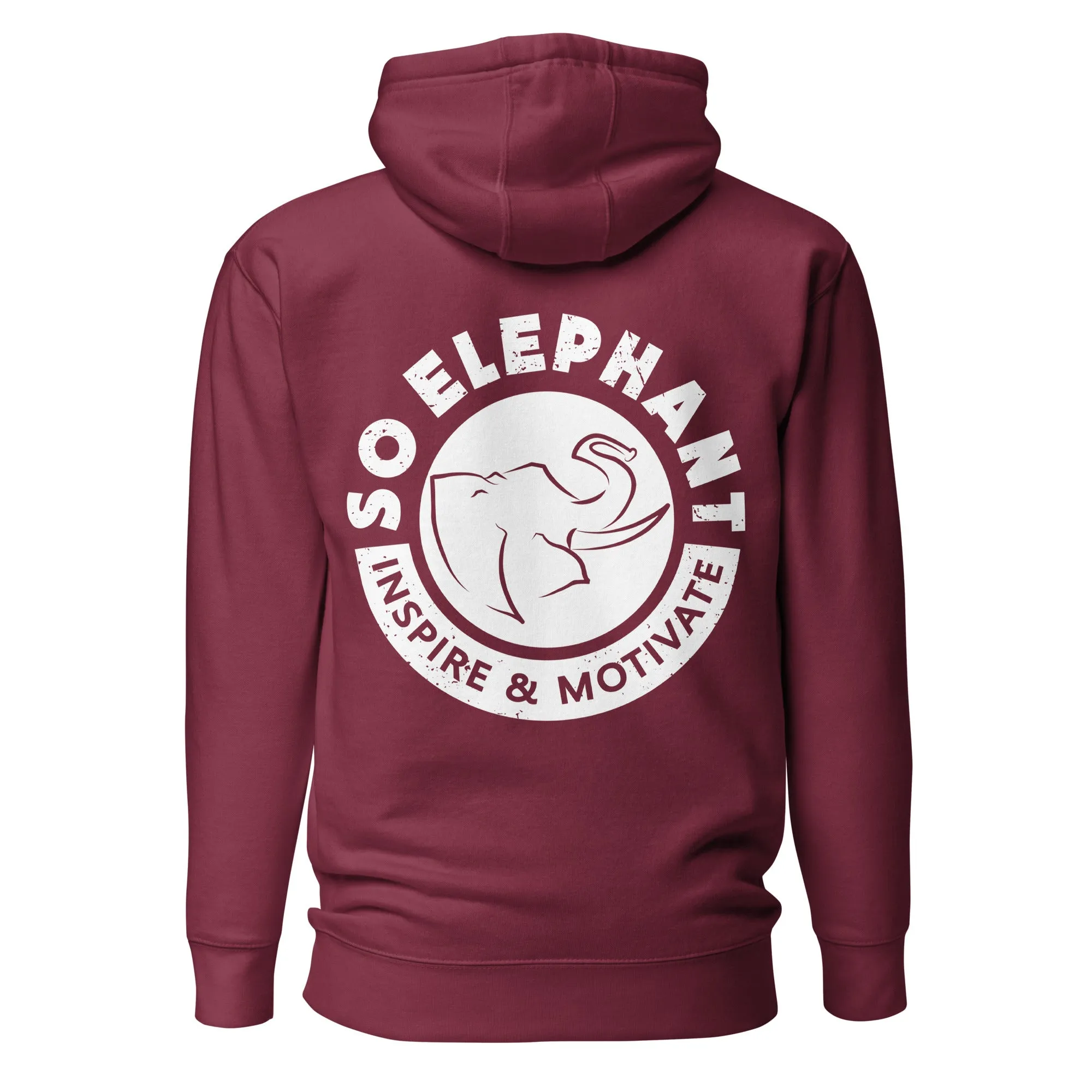 SO ELEPHANT "INSPIRE & MOTIVATE BACK PIECE." HOODIE