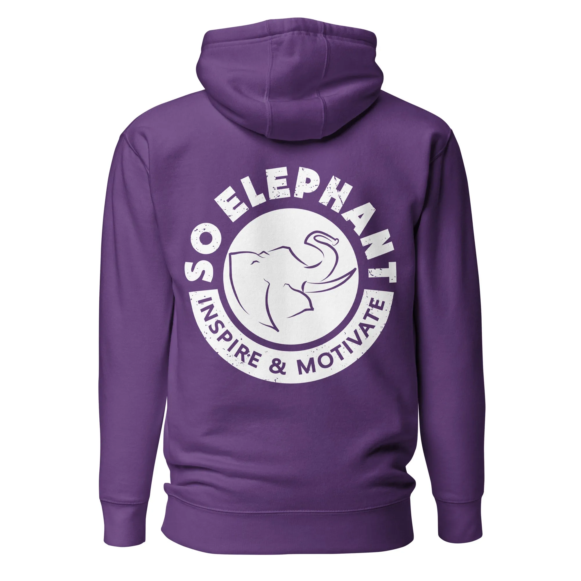 SO ELEPHANT "INSPIRE & MOTIVATE BACK PIECE." HOODIE