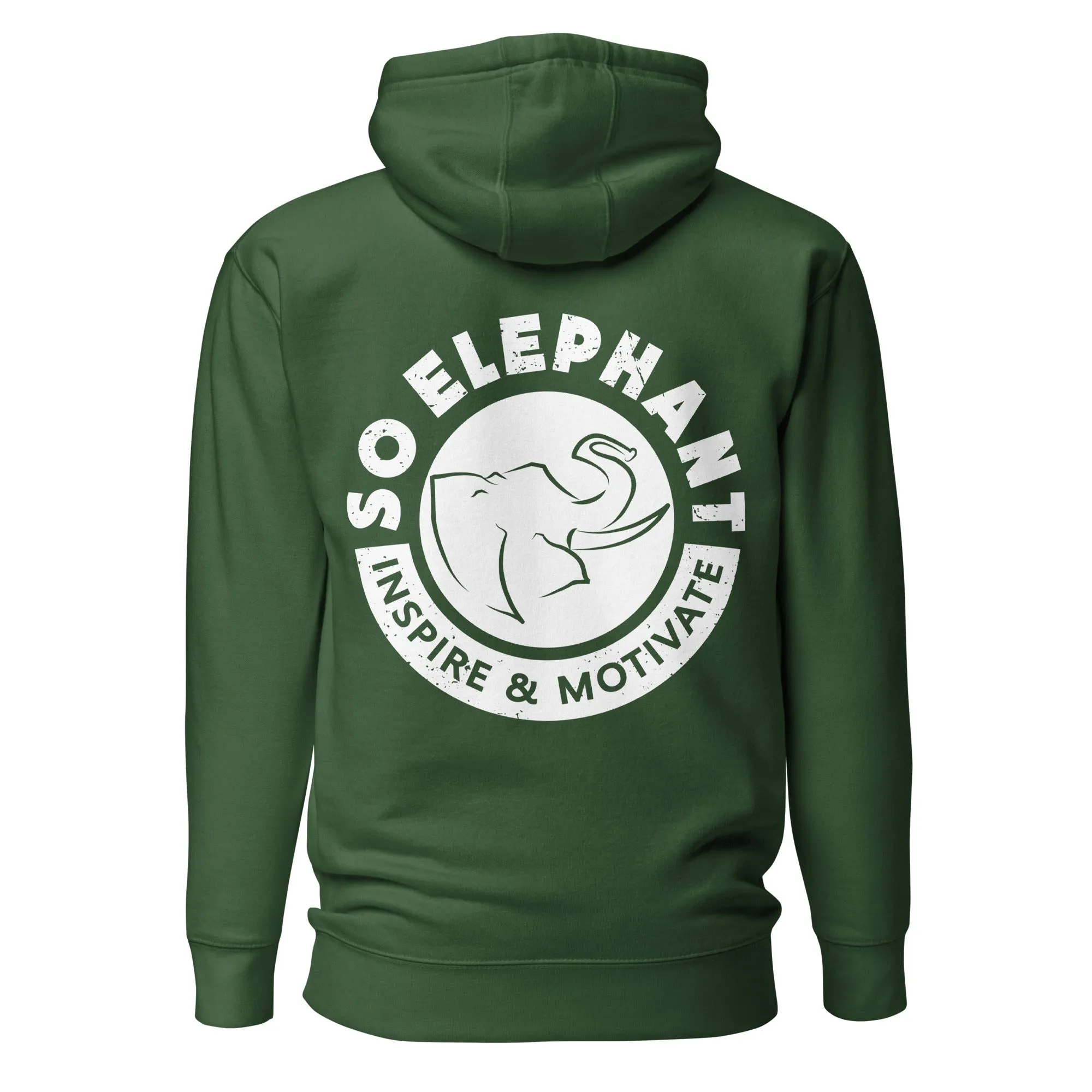 SO ELEPHANT "INSPIRE & MOTIVATE BACK PIECE." HOODIE