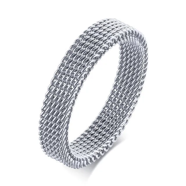 Soldiers Mesh Armor Fashion Rings