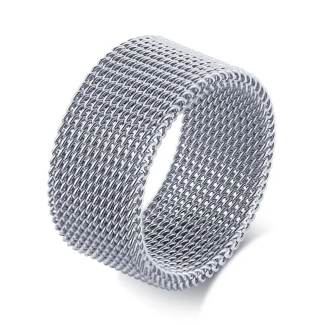 Soldiers Mesh Armor Fashion Rings