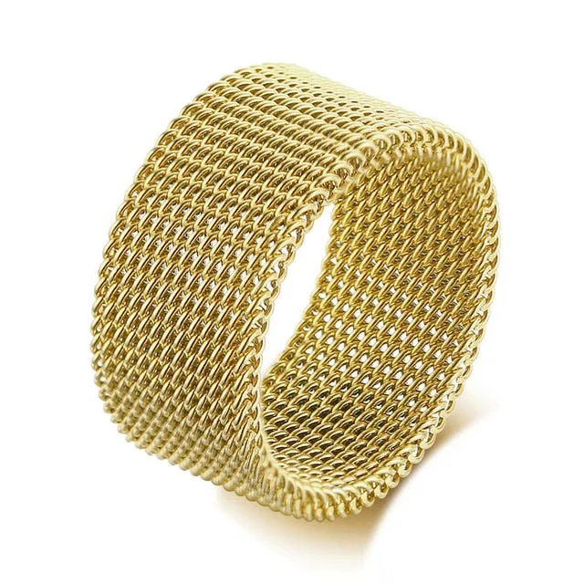 Soldiers Mesh Armor Fashion Rings