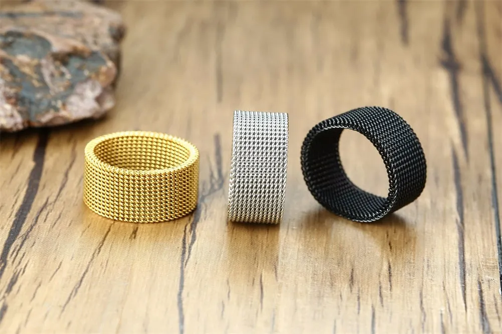 Soldiers Mesh Armor Fashion Rings
