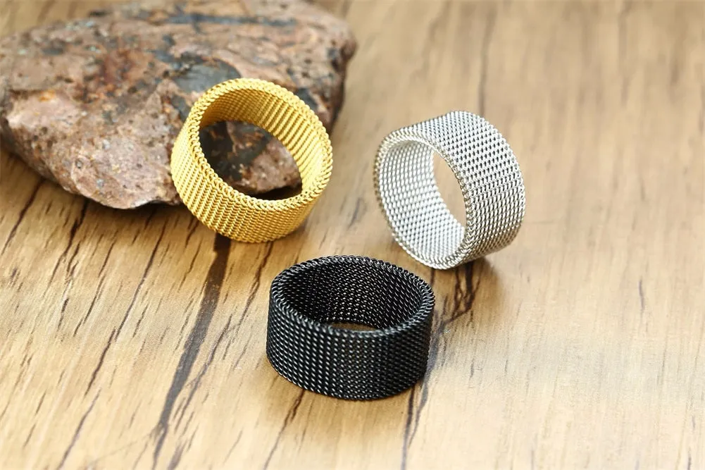 Soldiers Mesh Armor Fashion Rings