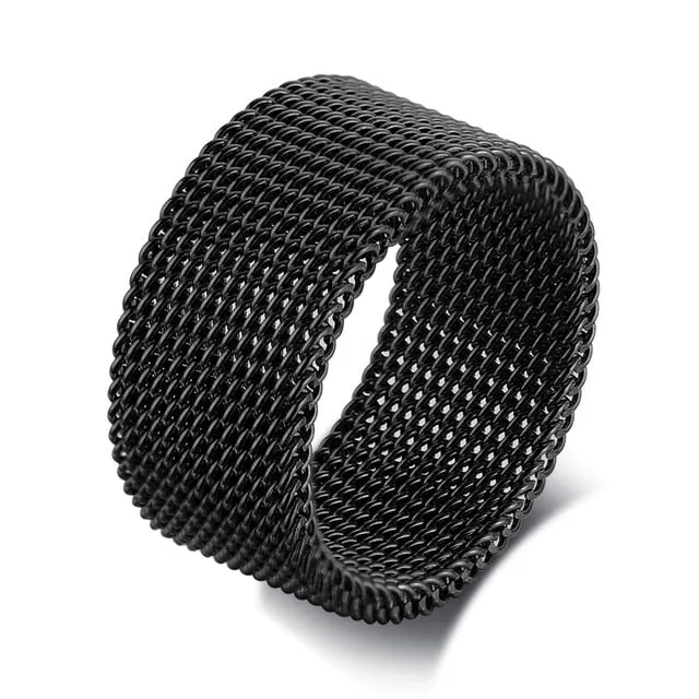 Soldiers Mesh Armor Fashion Rings