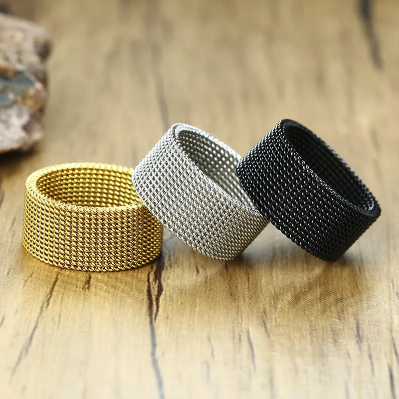 Soldiers Mesh Armor Fashion Rings