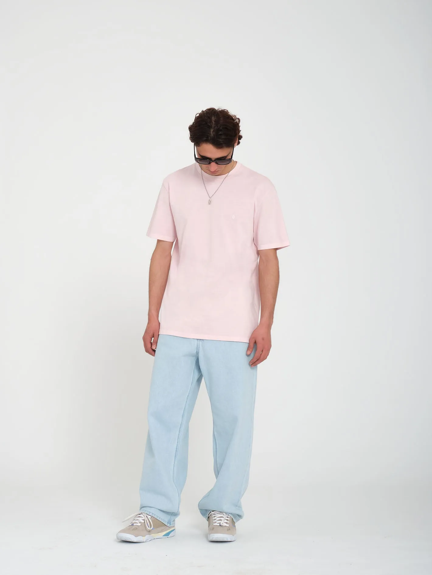 Solid Stone T-shirt - LILAC ASH