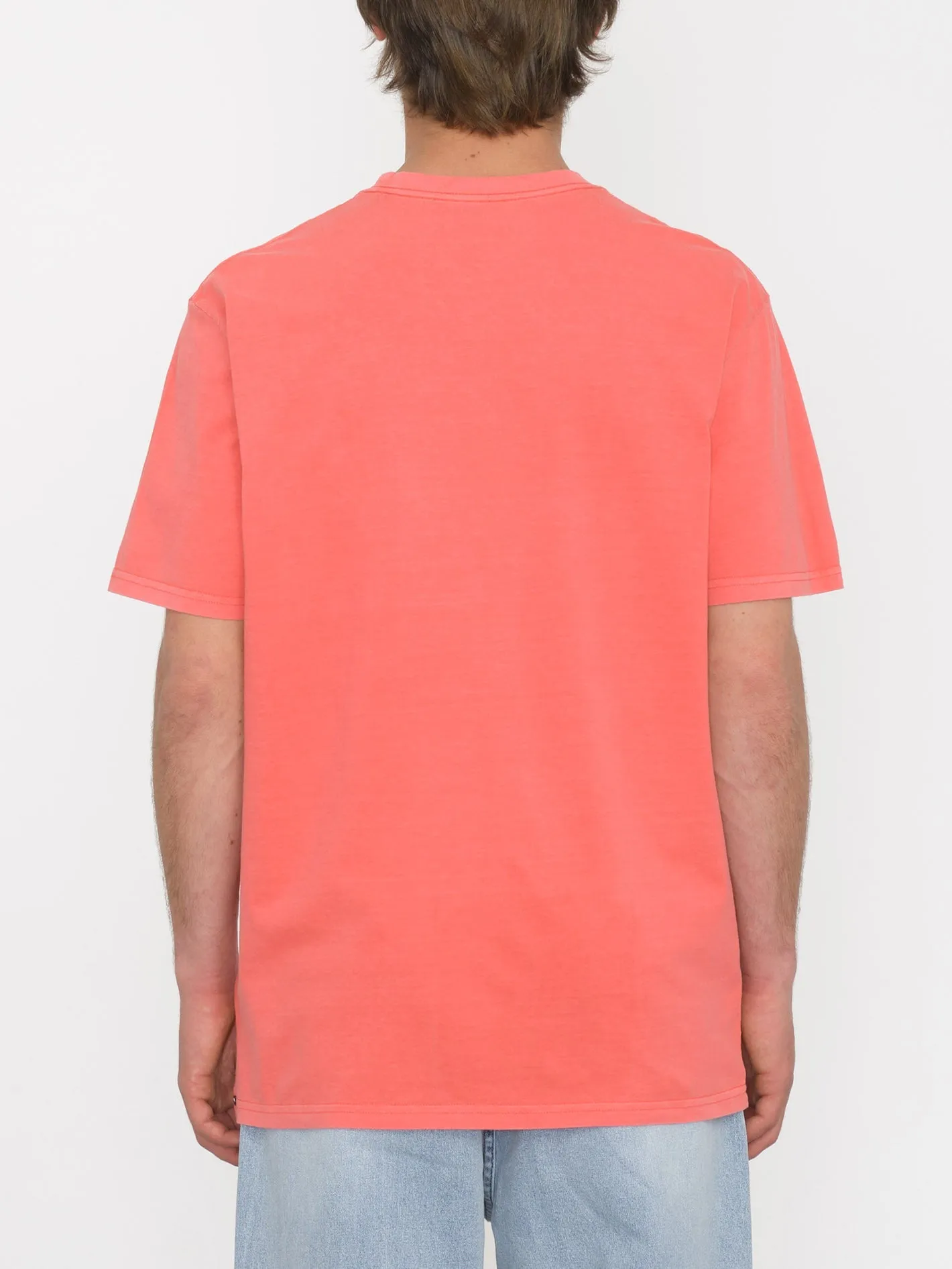 Solid Stone T-shirt - WASHED RUBY