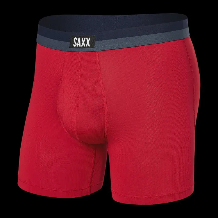 Sport Mesh Boxer Brief Cherry