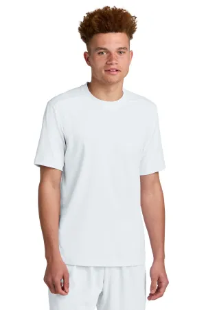 Sport-Tek Club Short Sleeve Crew ST440 White/ White