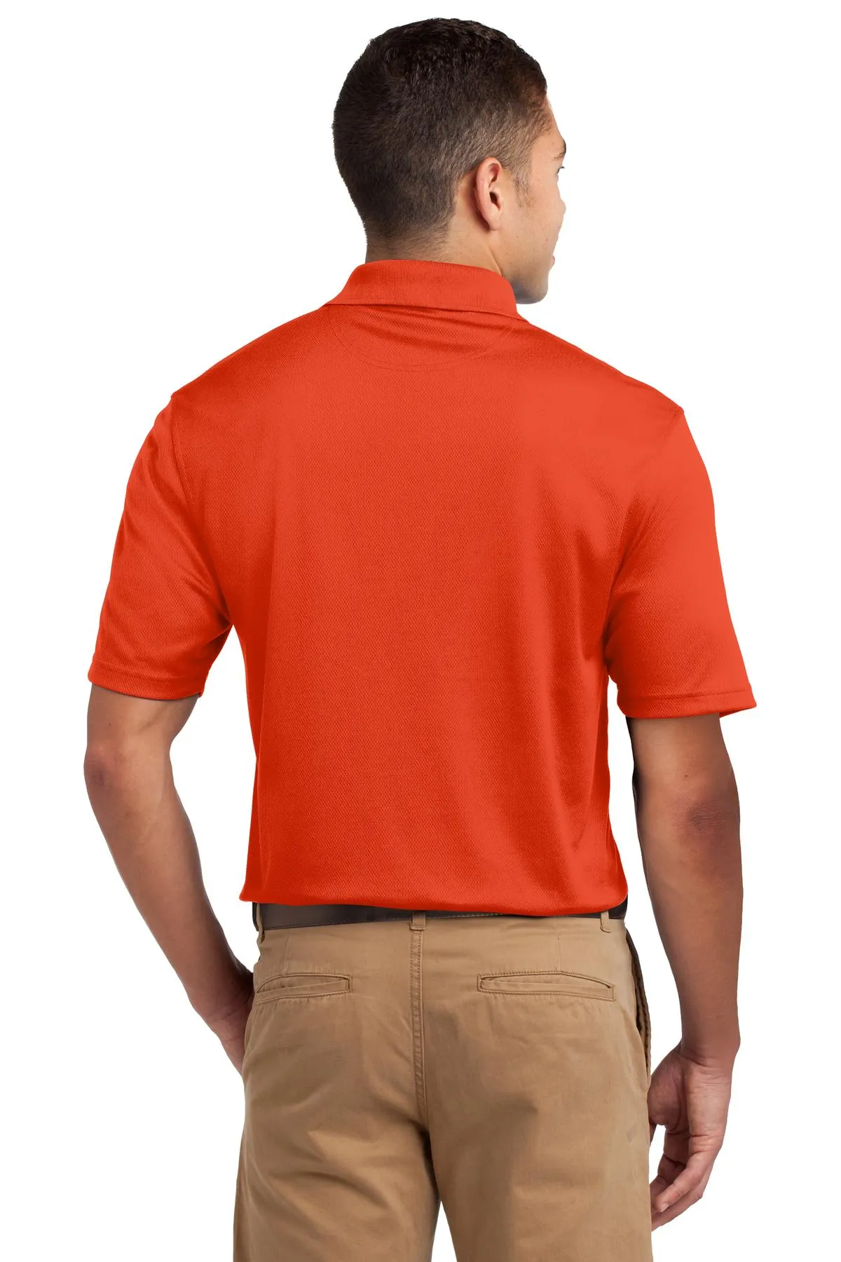Sport-Tek Dri-Mesh Polo.  K469 Bright Orange