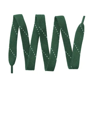 Sport-Tek Laces. LACE Forest Green/ White