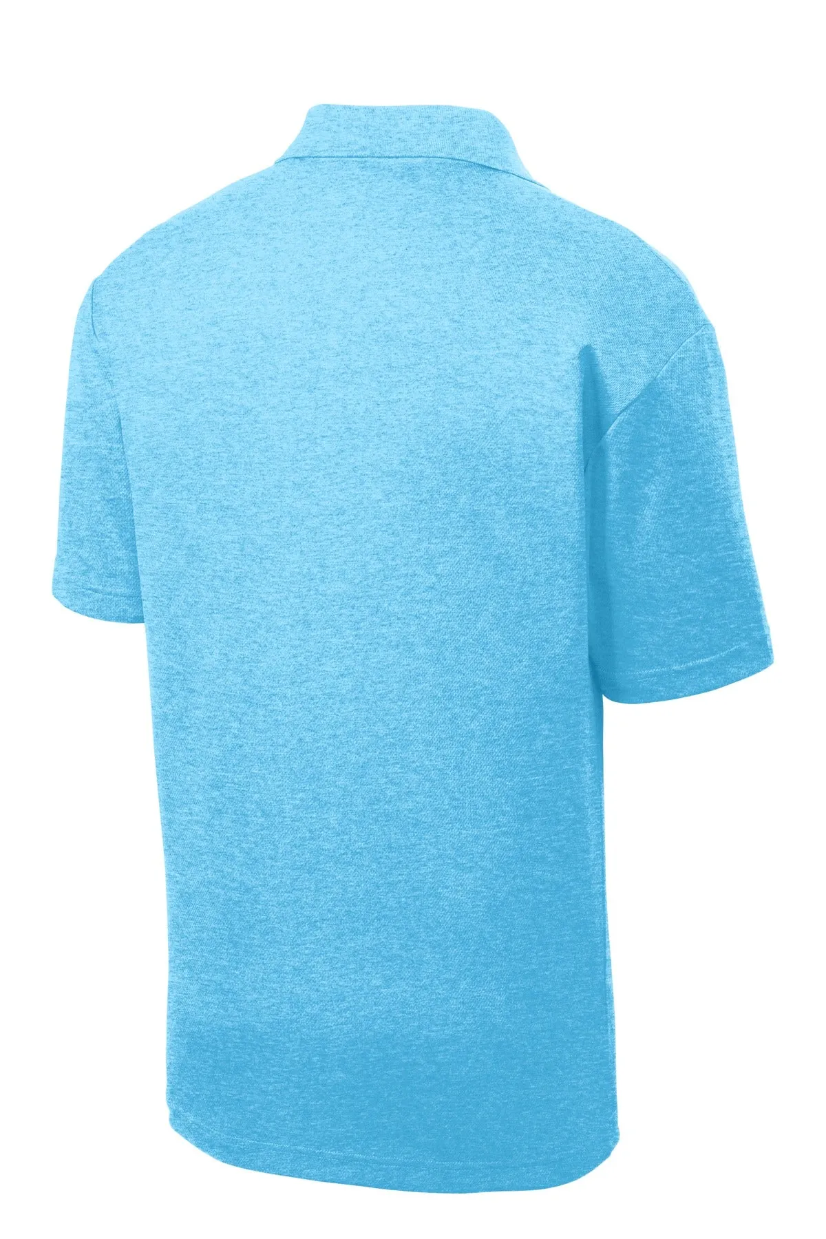 Sport-Tek PosiCharge RacerMesh Polo. ST640 Pond Blue Heather