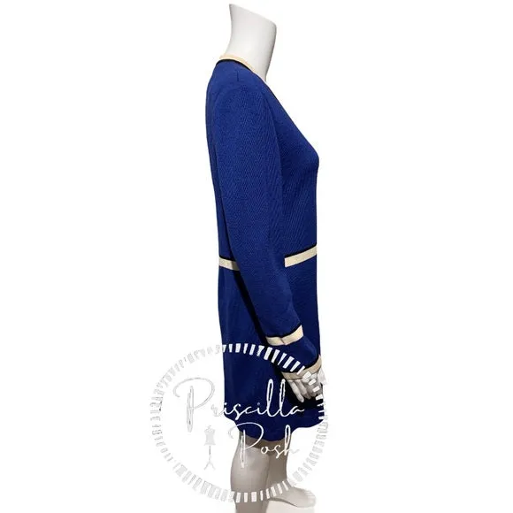St. John Collection Santana Knit Long Dress Jacket