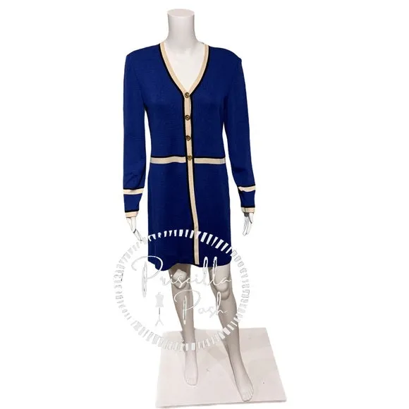 St. John Collection Santana Knit Long Dress Jacket