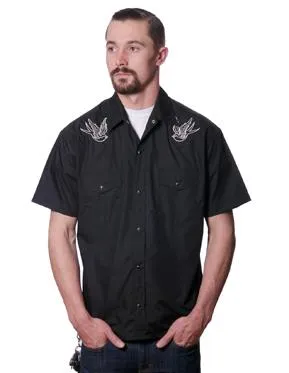 Steady Clothing Men's Sparrow Western Black
