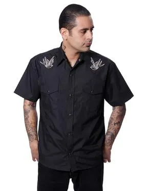 Steady Clothing Men's Sparrow Western Black