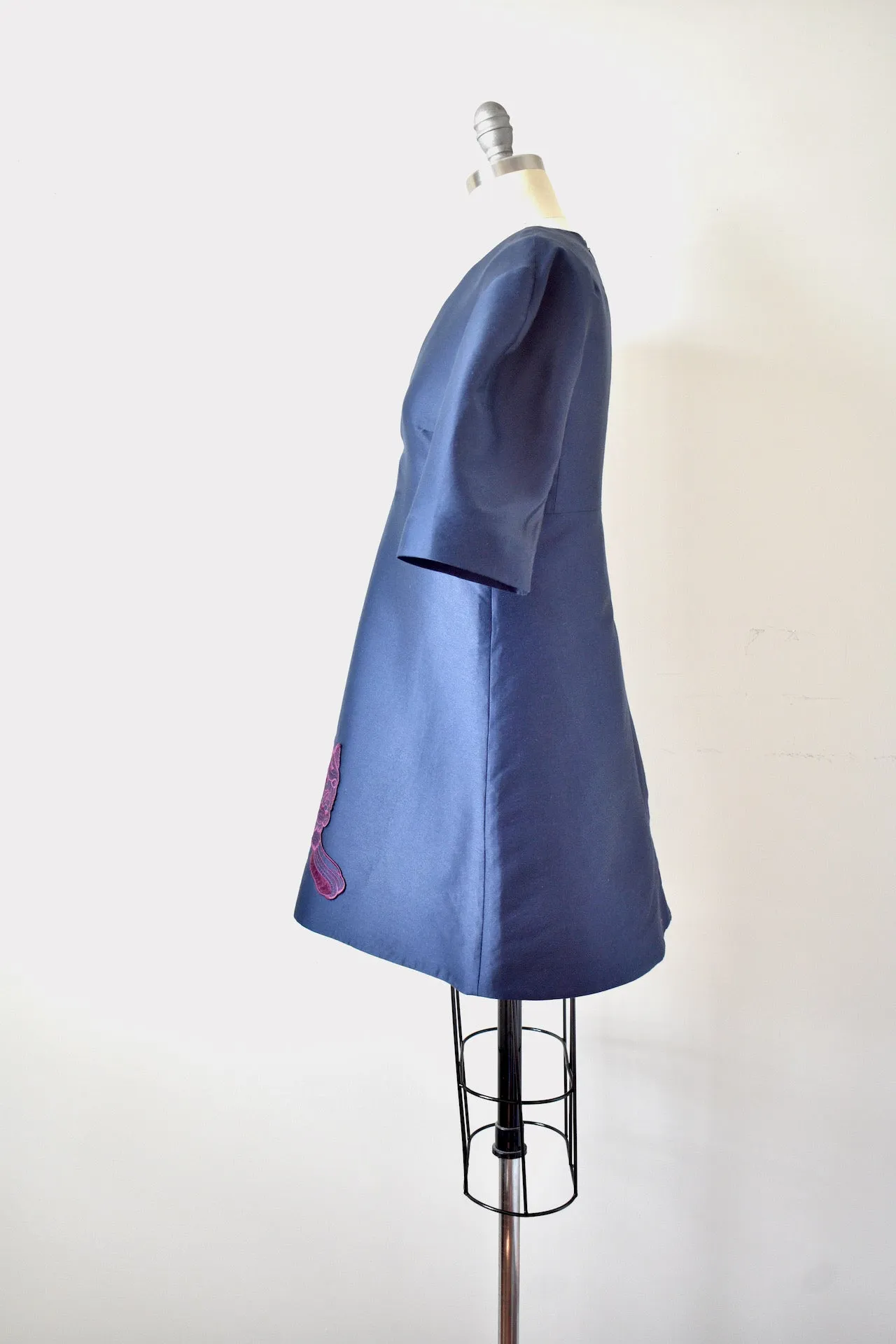 Stella McCartney Blue Mini Dress Made In Italy